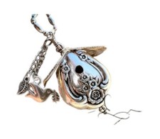 Colar Birdhouse•The 1951 Magnolia Silverware Birdhouse,Bird Lovers Collectors comprar usado  Enviando para Brazil
