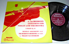 Philips A 00 132 L - *BEETHOVEN* Violin Concerto *KREBBERS* *OTTERLOO* comprar usado  Enviando para Brazil