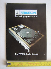 Vintage ferguson hifi for sale  SOUTHALL