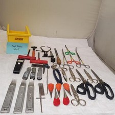 Lote misto de ferramentas manuais de precisão tesoura pinça alicate raspadores LOTE-547 comprar usado  Enviando para Brazil