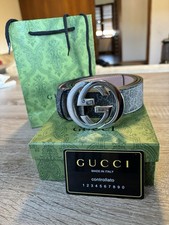 Cintura gucci nera usato  Castiglione delle Stiviere