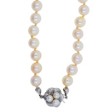 Akoya zuchtperlen collier gebraucht kaufen  Gelsenkirchen