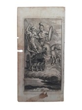 Antica stampa libro usato  Roma