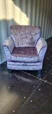 Mauve crushed velvet for sale  CATERHAM
