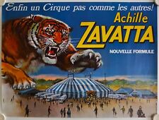 Affiche cirque achille d'occasion  La Courtine