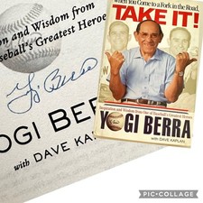 Yogi Berra SIGNED When You Come to a Fork in the Road, Take It! First Edition comprar usado  Enviando para Brazil
