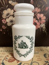 Frasco de vidro opala Verre feito na Itália com tampa - Vidro boticário comprar usado  Enviando para Brazil