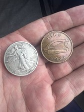 🔥RARO!!! Meia moeda mágica Todd Lassen Walking Liberty-IRLANDESA Penny Hopping🔥🔥, usado comprar usado  Enviando para Brazil
