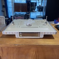 GE Slim Spacemaker Sob Gabinete CD Player Rádio AM/FM com Controle Remoto 7-5295 CD Ruim, usado comprar usado  Enviando para Brazil
