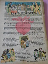 Modestes print music d'occasion  Expédié en Belgium