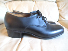 Black leather military for sale  GUILDFORD