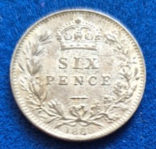 1888 silver sixpence for sale  HASSOCKS
