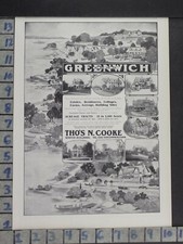 1910 REAL ESTATE GREENWICH CONN HOME COTTAGE FAZENDA ÁREA PORTO BARCO AD DC29 comprar usado  Enviando para Brazil