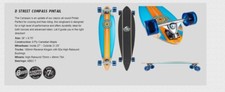 Skateboard longboard dstreet usato  Cava de Tirreni