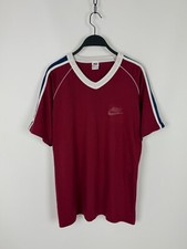 Camiseta Nike Vintage Anos 70 Laranja Etiqueta Decote V Logotipo Baú Feita nos EUA Tamanho G comprar usado  Enviando para Brazil
