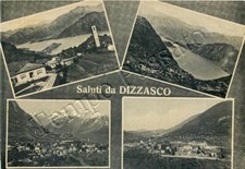 Cartolina saluti dizzasco usato  Milano