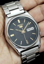 Vintage Seiko 5 Relógio Automático Masculino Mostrador Preto Caixa Tamanho 37,4 mm comprar usado Vintage Seiko 5 Relógio Automático Masculino Mostrador Preto Caixa Tamanho 37,4 mm comprar usado  Enviando para Brazil