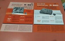 Geloso registratore g650 usato  Torino