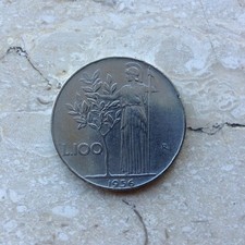 100 lire italia usato  Due Carrare