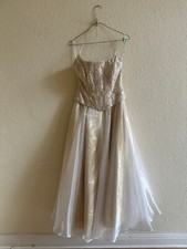 Corsage kleid standesamt gebraucht kaufen  Lüneburg
