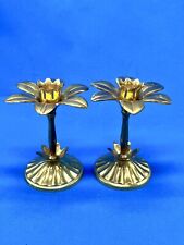 Pair handmade brass for sale  Elmwood Park