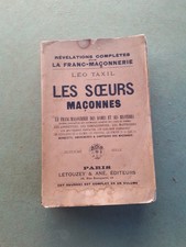 Franc maconnerie. leo d'occasion  Maromme