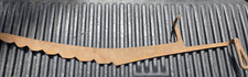 Serra manual vintage de feno/gelo ferramenta de corte primitiva 35,5" de comprimento comprar usado  Enviando para Brazil
