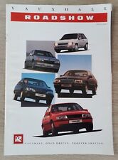 Vauxhall range brochure for sale  BOURNE