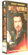 DETONATOR II NIGHT WATCH VHS Pierce Brosnan Spy vs North Korean Terrorists CC R, usado comprar usado  Enviando para Brazil