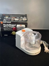Mini processador de alimentos vintage Black & Decker Handy Chopper Mincer HC-20 testado comprar usado  Enviando para Brazil