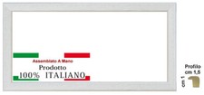 Cornice legno bianca usato  Napoli