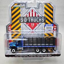 Greenlight 1:64 S.D. Carro cromado 2018 International Workstar plataforma estaca caminhão comprar usado  Enviando para Brazil