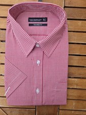 Mens gingham shirt for sale  WOLVERHAMPTON