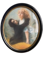 Superbe pastel romantique d'occasion  Senlis