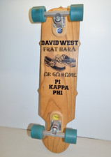 Caminhões vetoriais feitos à mão SKATEBOARD 30" de comprimento personalizados College Frat, usado comprar usado  Enviando para Brazil