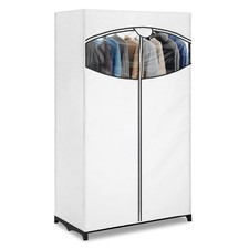 Whitmor White Clothes Closet Roupeiro, Capa de Tecido 19 X 36 X 64 em Independente comprar usado  Enviando para Brazil
