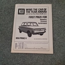 Nsu prinz advert for sale  NOTTINGHAM