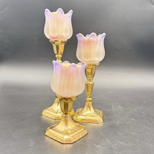 Brass candleholders set for sale  Willow Grove