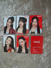 Newjeans Nuevos Jeans Coca Cola Cola Colaboración Oficial 5 Foto Postal Conjunto Completo segunda mano  Embacar hacia Mexico