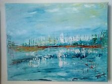 Tableau abstrait acrylique d'occasion  Conflans-Sainte-Honorine