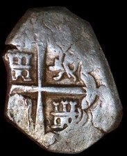 Moeda Bolivia Cobs 2 reais Philip IV 1627 T?! KM#14a prata 2862 comprar usado  Enviando para Brazil