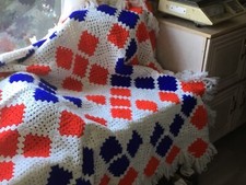 Large throw afghan for sale  Seven Valleys