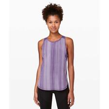 Tinta spray escovada Lululemon Sculpt Tank tinta roxa branca feminina 10 comprar usado  Enviando para Brazil