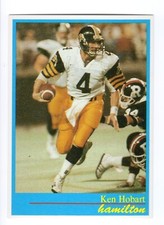 1987 Jogo CFL Ken Hobart Card #60 Hamilton Tiger-Cats Idaho comprar usado  Enviando para Brazil