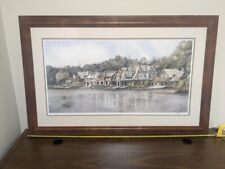 Boathouse row watercolor for sale  Reading