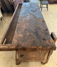 Antico tavolo falegname usato  Pescara