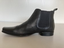 Men black leather for sale  REDCAR