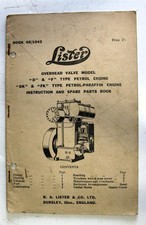 Lister overhead valve for sale  LEICESTER