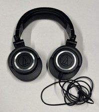 Fones de ouvido Audio-Technica ATH-M50X monitor profissional preto com fio, usado comprar usado  Enviando para Brazil