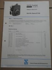 Sachs prospekt preisblatt gebraucht kaufen  Wiesloch